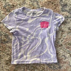 Girls; Old Navy Purple and Pink Short Sleeve Tee